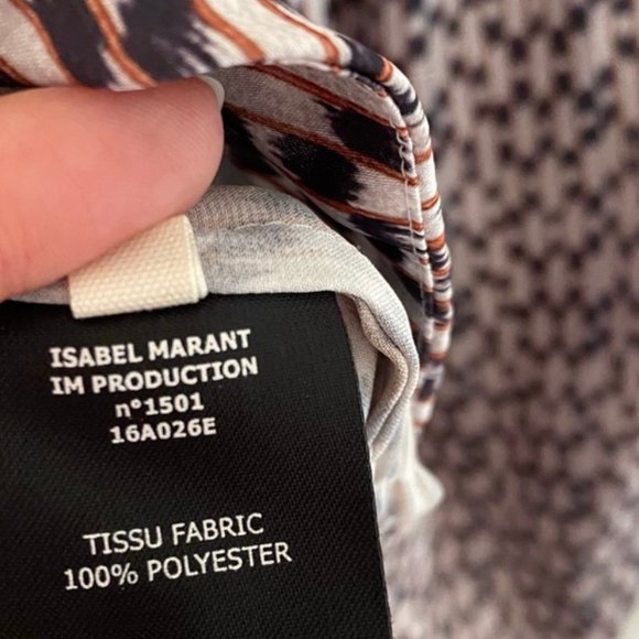 Isabel Marant Etoile Ikat Dress Size 6 Like new - Picture 6 of 15